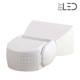 Détecteur de mouvement infrarouge encastrable blanc - Groom GR-04