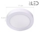 Dalle LED ronde 12 W saillie - plafonnier - BONNY-12