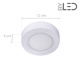 Dalle LED ronde 6 W saillie - plafonnier - BONNY-6