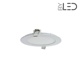 Dalle LED ronde 9 W encastrable - extra plate - SUNNY-9