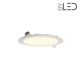 Dalle LED ronde 12 W encastrable - extra plate - SUNNY-12