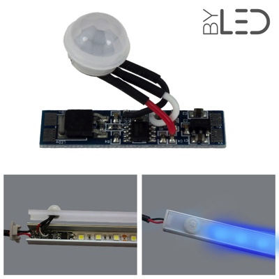 Détecteur de mouvement pour profilé ruban LED