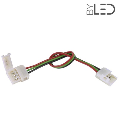 Connecteur ruban LED WW/CW 10 mm Click + câble 15 cm + click