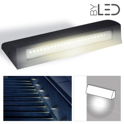 Applique LED murale plate étanche 6W - 230V - PROXY-06