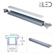 Profilé aluminium encastrable pour ruban LED - CRAFT - E02