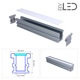Profilé aluminium sol pour ruban LED - CRAFT - F02