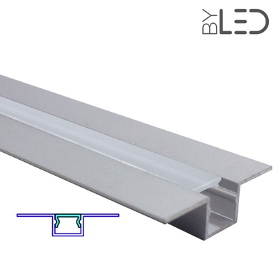 Profilé LED aluminium encastrable cache-joint - CRAFT - E09