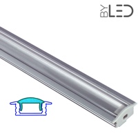 Profilé LED aluminium encastrable à diffuseur focalisé - CRAFT - E07