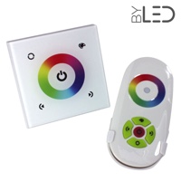Kit télécommande murale + radio RGB - Byled