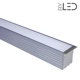 Profilé aluminium encastrable large pour 2 ruban LED - CRAFT - E06
