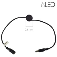 Interrupteur sensitif encastrable noir ou blanc pour ruban LED