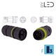 Connecteur droit Rapide de jonction étanche IP68 - Axial