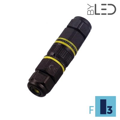 Connecteur droit Rapide de jonction étanche IP68 - Axial