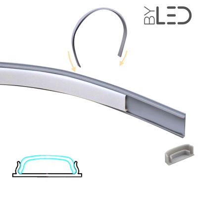 Profilé LED aluminium flexible pour ruban LED - CRAFT - C10