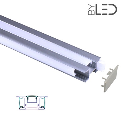 Profilé LED aluminium 3 Directions - CRAFT - M03