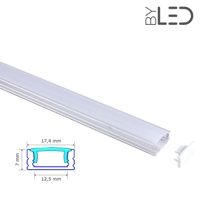 Profilé aluminium pour ruban LED - CRAFT - C06 Blanc