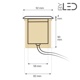 Spot LED encastré de sol balise inox 3W - 12V - QINOX 92 mm-B3