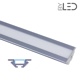 Profilé LED aluminium encastrable d'angle - CRAFT - E11