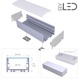 Profilé LED aluminium ruban LED large - CRAFT - C12