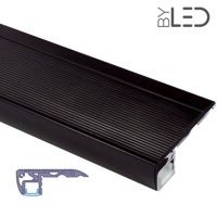 Profilé aluminium marches escaliers pour ruban LED - CRAFT - S01