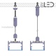Kit suspension pour profilé LED plat C12