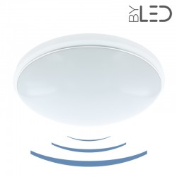 Plafonnier LED à détecteur 18W - GLOBE-18
