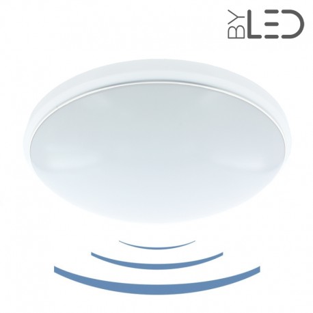 Plafonnier LED à détecteur 18W - GLOBE-18