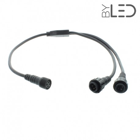 Dérivation étanche IP67 pour spot RGB