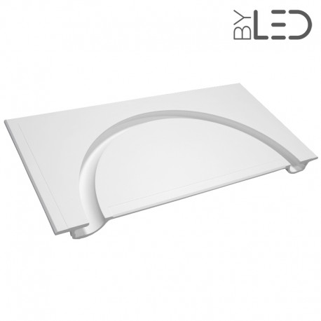 Profil arrondi demi cercle en plâtre pour ruban LED – STAFF