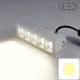 Spot LED encastrable linéaire Noir 10W - Linea