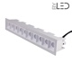 Spot LED encastrable linéaire Blanc 20W - Linea