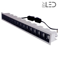 Spot LED encastrable linéaire Noir 30W - Linea