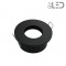 Spot encastrable collerette ronde flat SPLIT - Noir