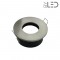 Spot encastrable collerette ronde flat SPLIT - Nickel satiné