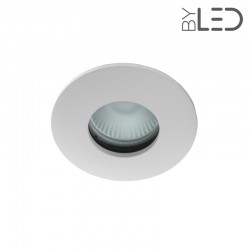 Spot encastrable collerette ronde convex SPLIT - Blanc mat
