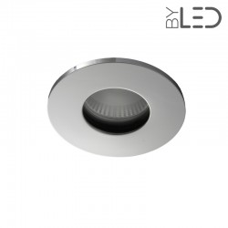 Spot encastrable collerette ronde flat SPLIT - Chrome