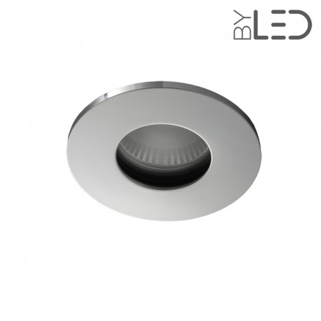 Spot encastrable collerette ronde flat SPLIT - Chrome