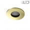 Spot encastrable collerette ronde flat SPLIT - Or brillant