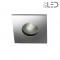 Spot encastrable collerette carrée flat SPLIT - Alu mat