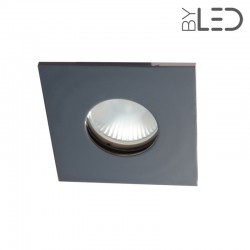 Spot encastrable collerette carrée flat SPLIT - Canon de fusil