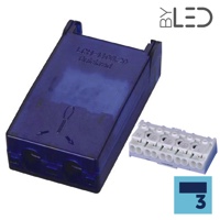 Boîte de dérivation à 3 pôles pour spots intérieurs - Axial