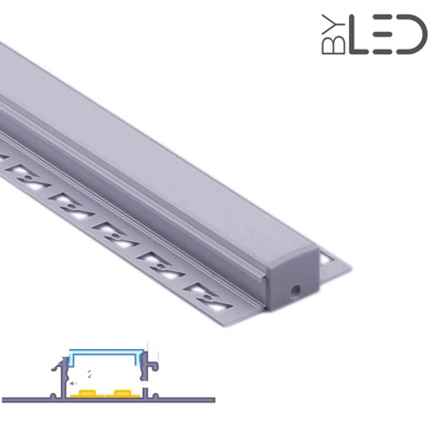 Profilé aluminium d'angle pour ruban LED - CRAFT - E12