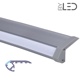 Profilé aluminium marches escaliers pour ruban LED - CRAFT - S02