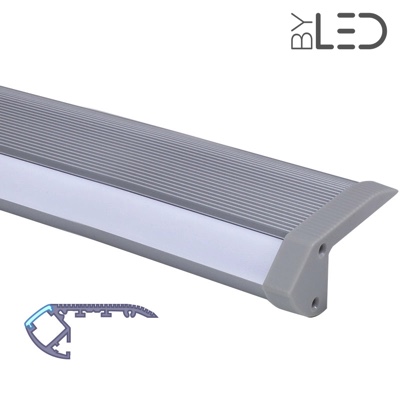 Profilé aluminium marches escaliers pour ruban LED - CRAFT - S02
