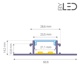 Profilé aluminium d'angle pour ruban LED - CRAFT - E12