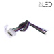 Connecteur ruban LED RGB+W 12 mm câble 15 cm + click