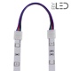 Connecteur ruban LED RGB 10mm Click + câble 15 cm + click