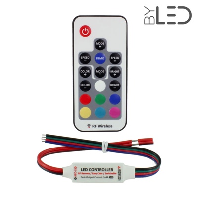 Contrôleur Mini + télécommande RGB radio – Cable