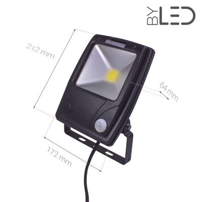 Projecteur LED Design à détecteur 20 W - 230V - RHINO