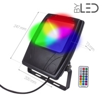 Projecteur LED Design 30 W - RGB - 230V - RHINO